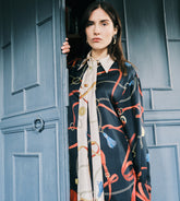 Dafne - Blusa con sciarpa