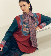 Dafne - Blusa con sciarpa