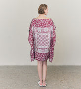 Mary - Abito caftano foulard