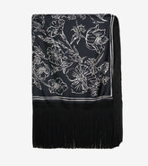 Amour Botanica - Shawl with fringes Amour Botanica - Shawl with fringes