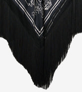 Amour Botanica - Shawl with fringes