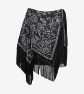 Amour Botanica - Shawl with fringes